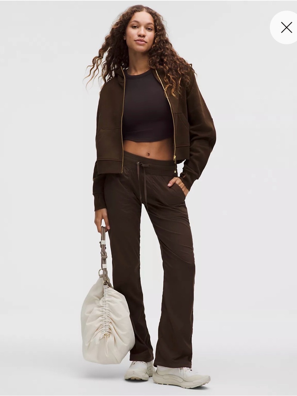 Women’s Brown Dance Studio Mid-Rise Pant